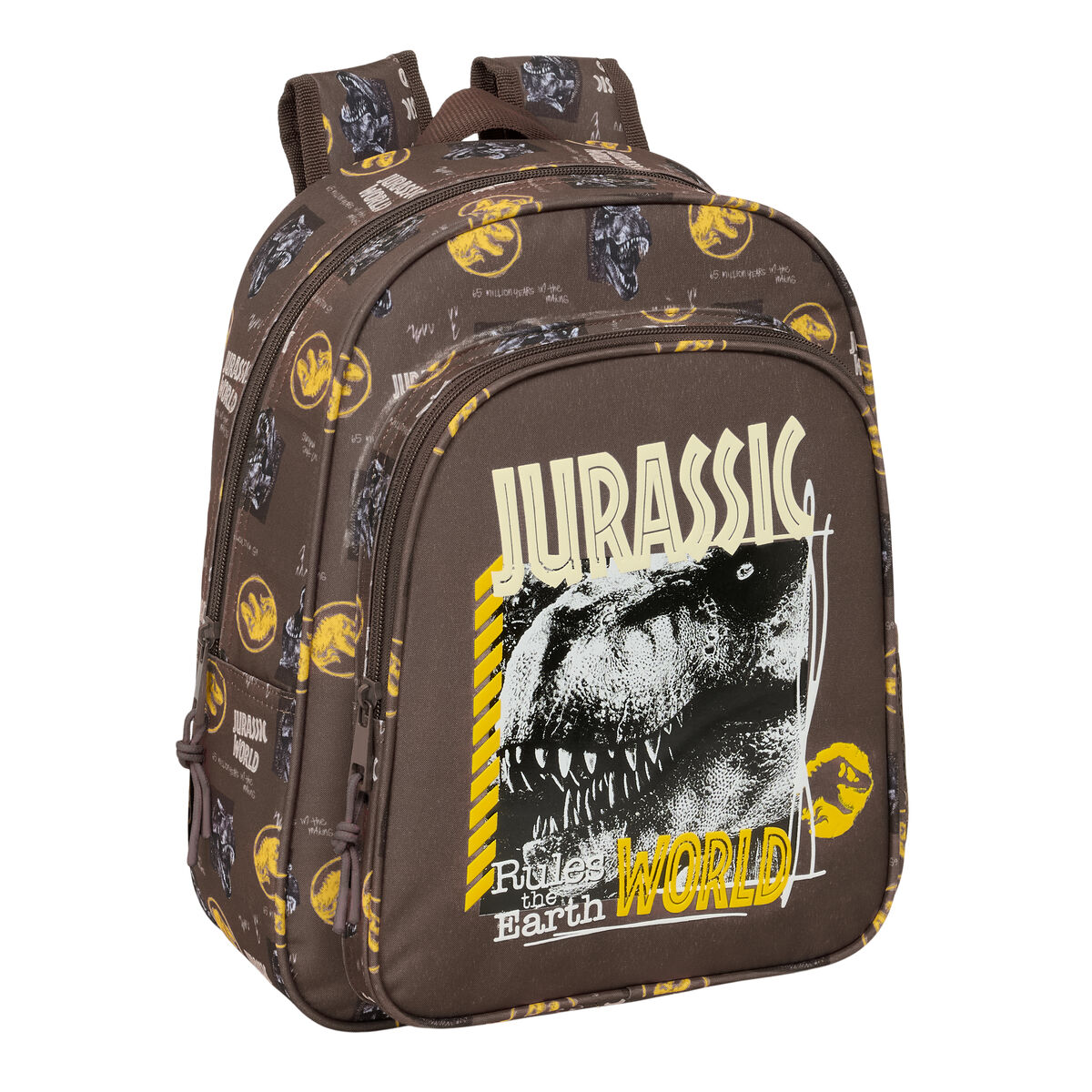 School Bag Jurassic World Brown 27 x 33 x 10 cm