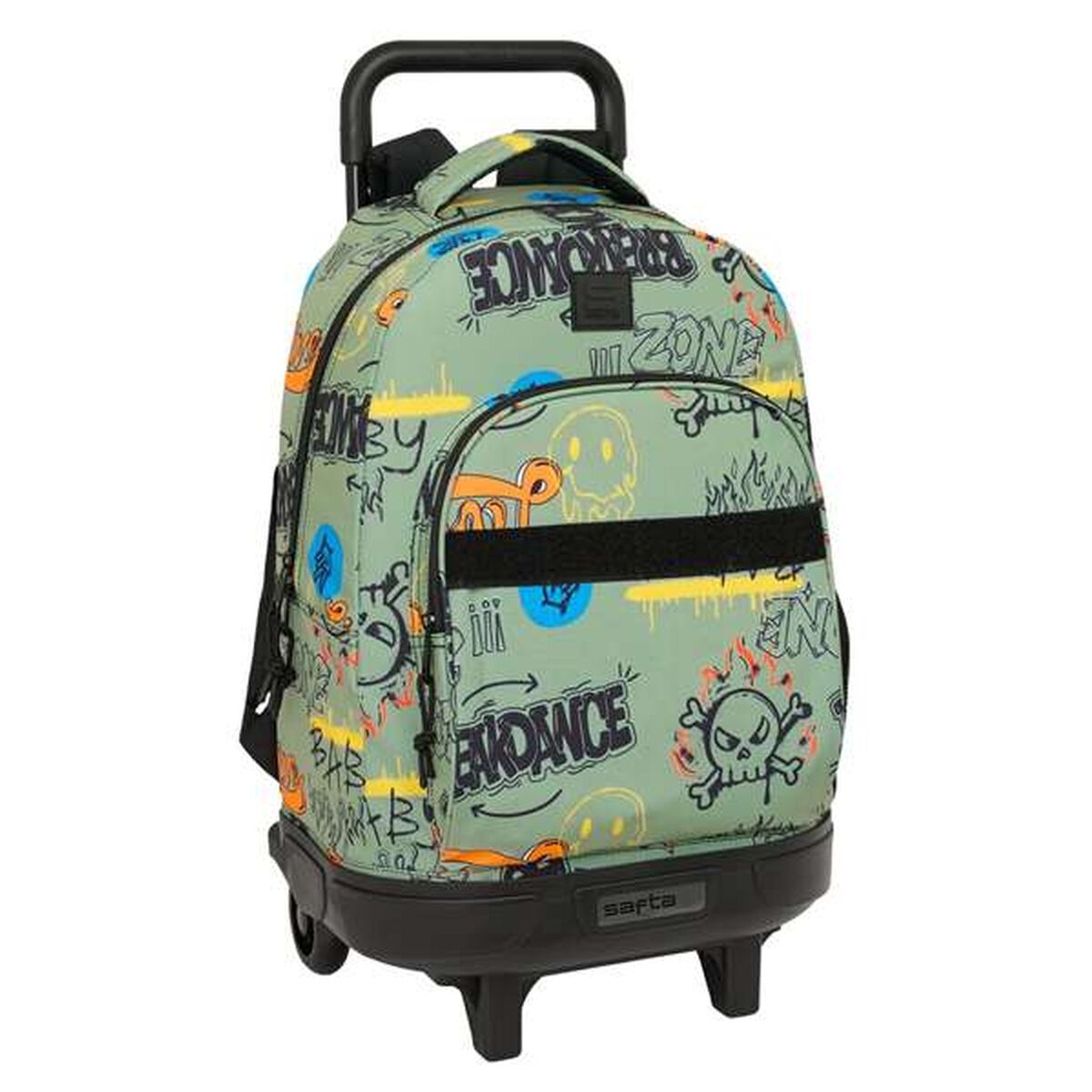 School Rucksack with Wheels Safta Zone 33 x 45 x 22 cm Graffitti School Rucksack with Wheels Safta Zone 33 x 45 x 22 cm Graffitti