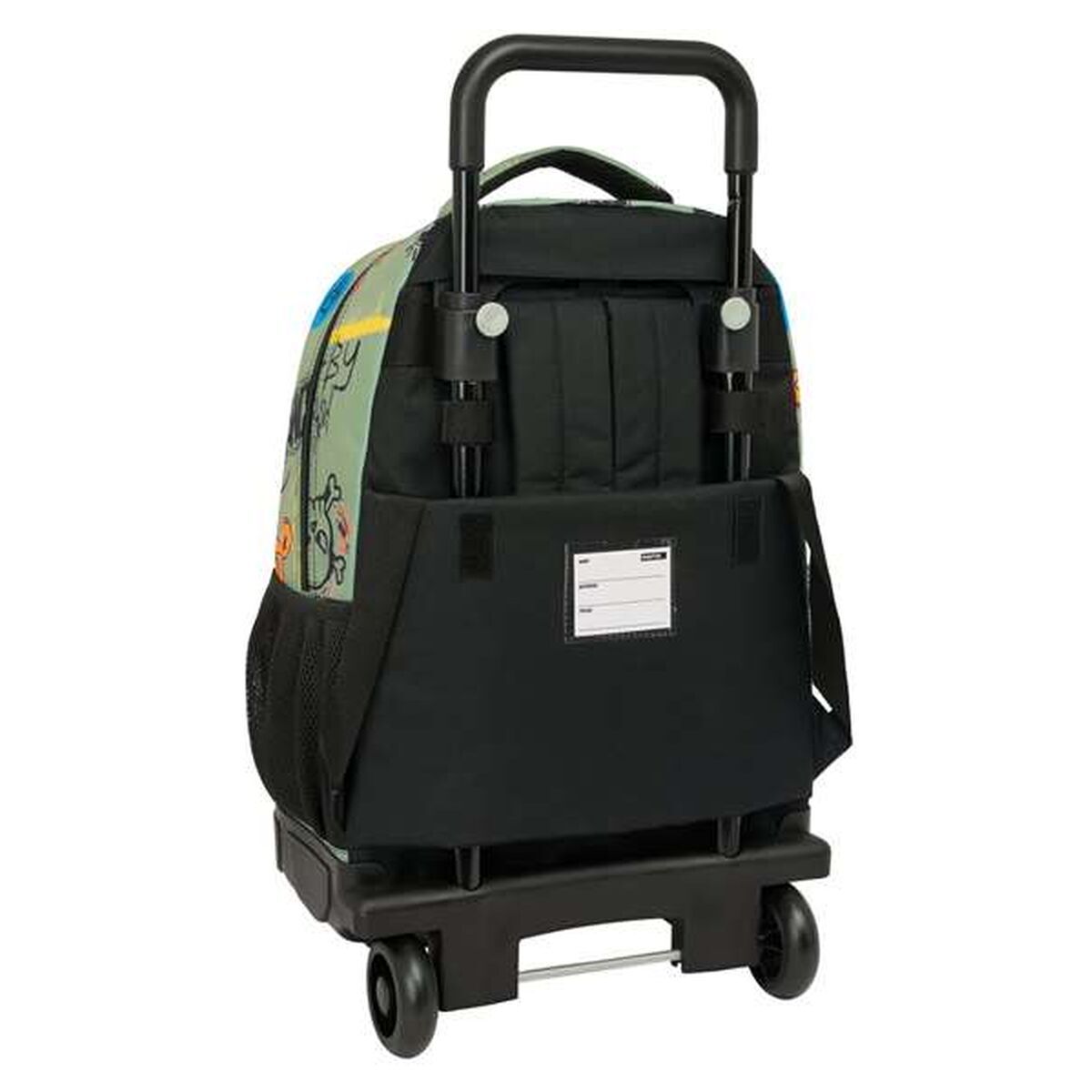 School Rucksack with Wheels Safta Zone 33 x 45 x 22 cm Graffitti