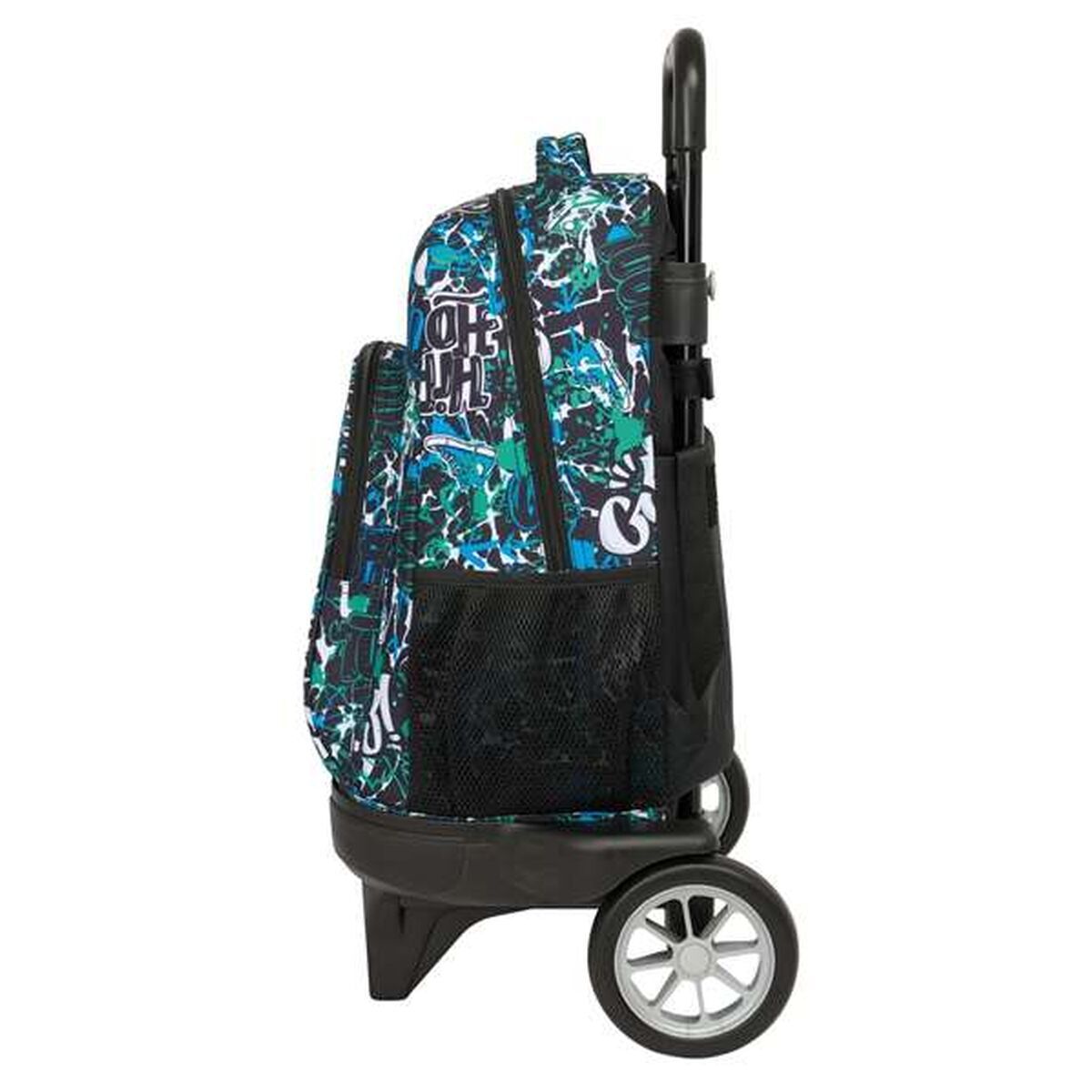 School Rucksack with Wheels Safta Go 33 x 45 x 22 cm Graffitti