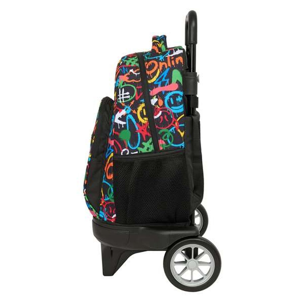 School Rucksack with Wheels Safta Colors 33 x 45 x 22 cm Graffitti