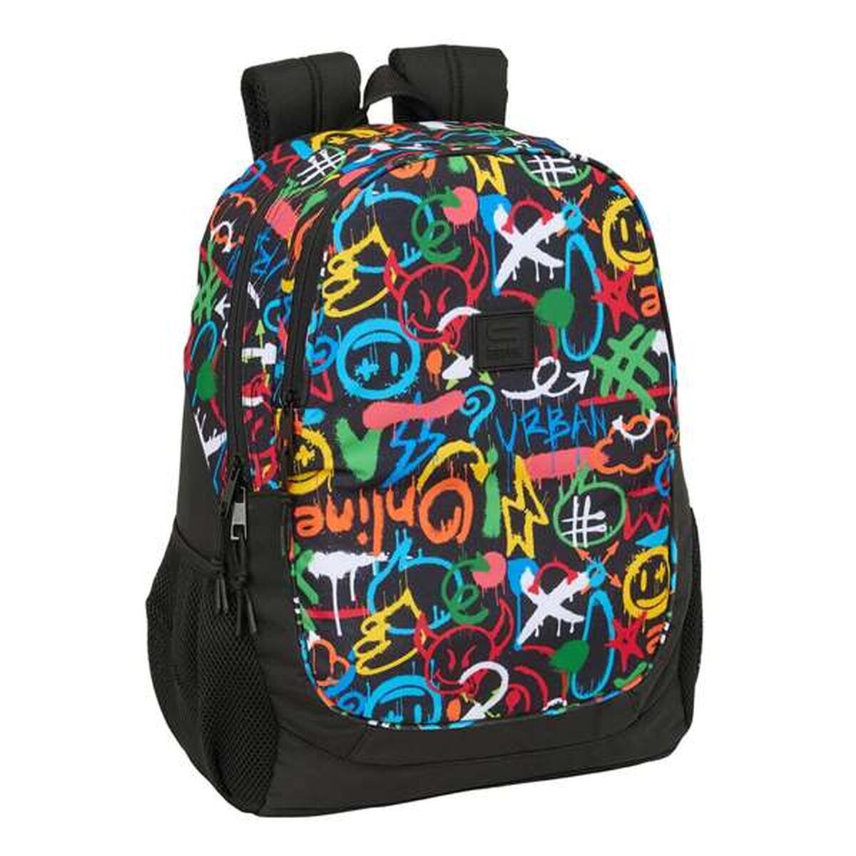 School Bag Safta Colors 32 x 44 x 16 cm Graffitti
