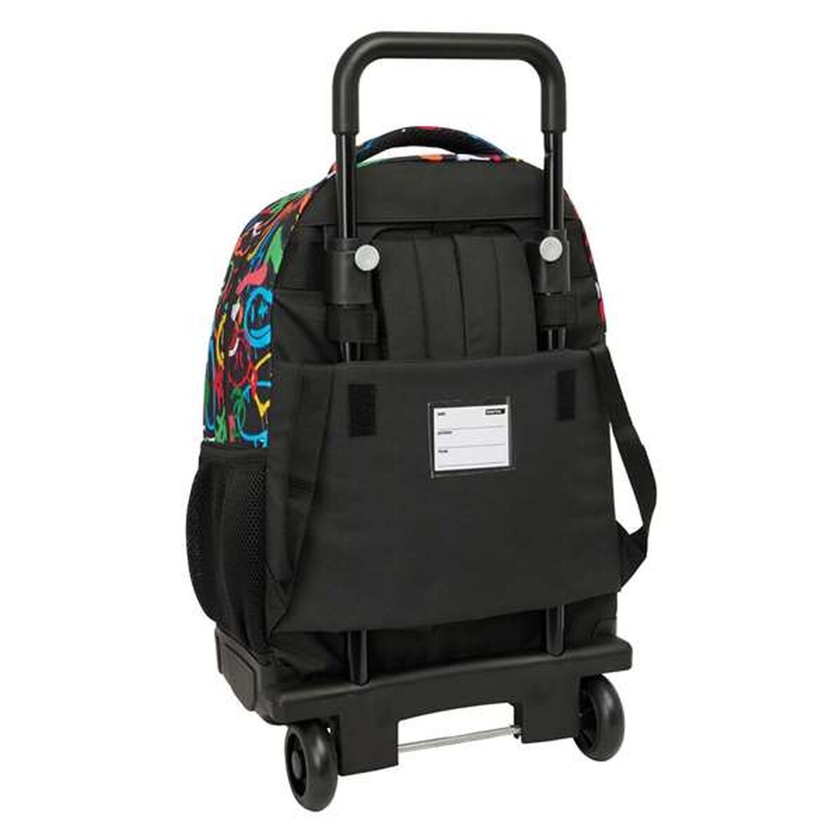School Rucksack with Wheels Safta Colors 33 x 45 x 22 cm Graffitti