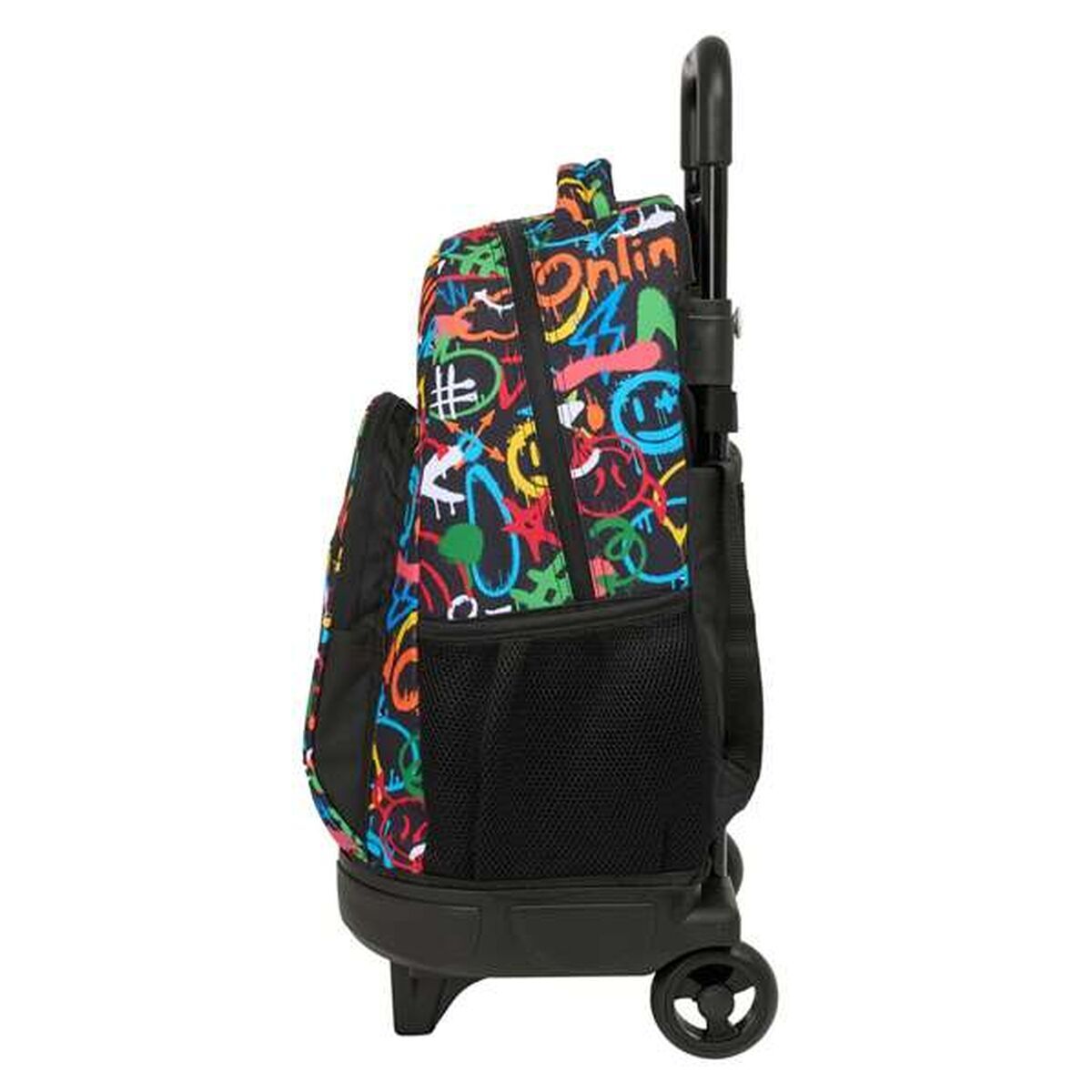 School Rucksack with Wheels Safta Colors 33 x 45 x 22 cm Graffitti