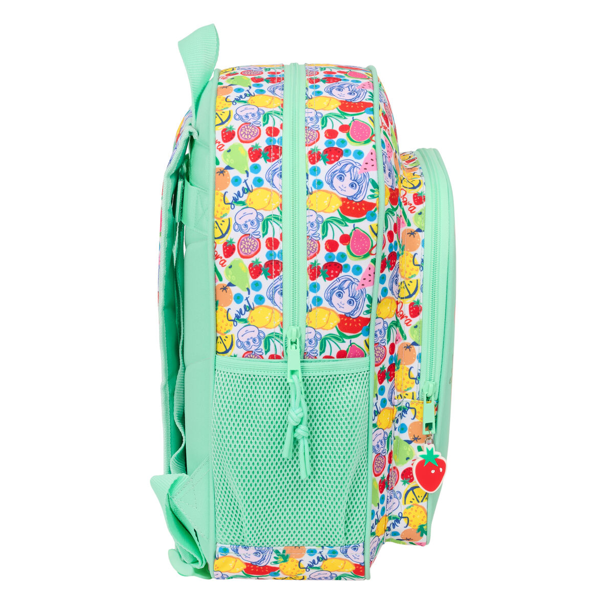 School Bag Dora Turquoise 32 x 38 x 12 cm