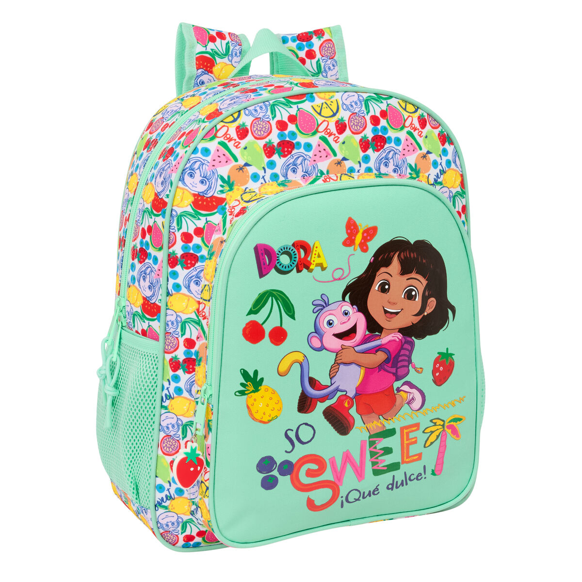 School Bag Dora Turquoise 32 x 38 x 12 cm