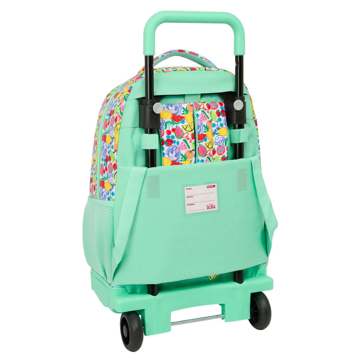 School Bag Dora Turquoise 33 x 45 x 22 cm
