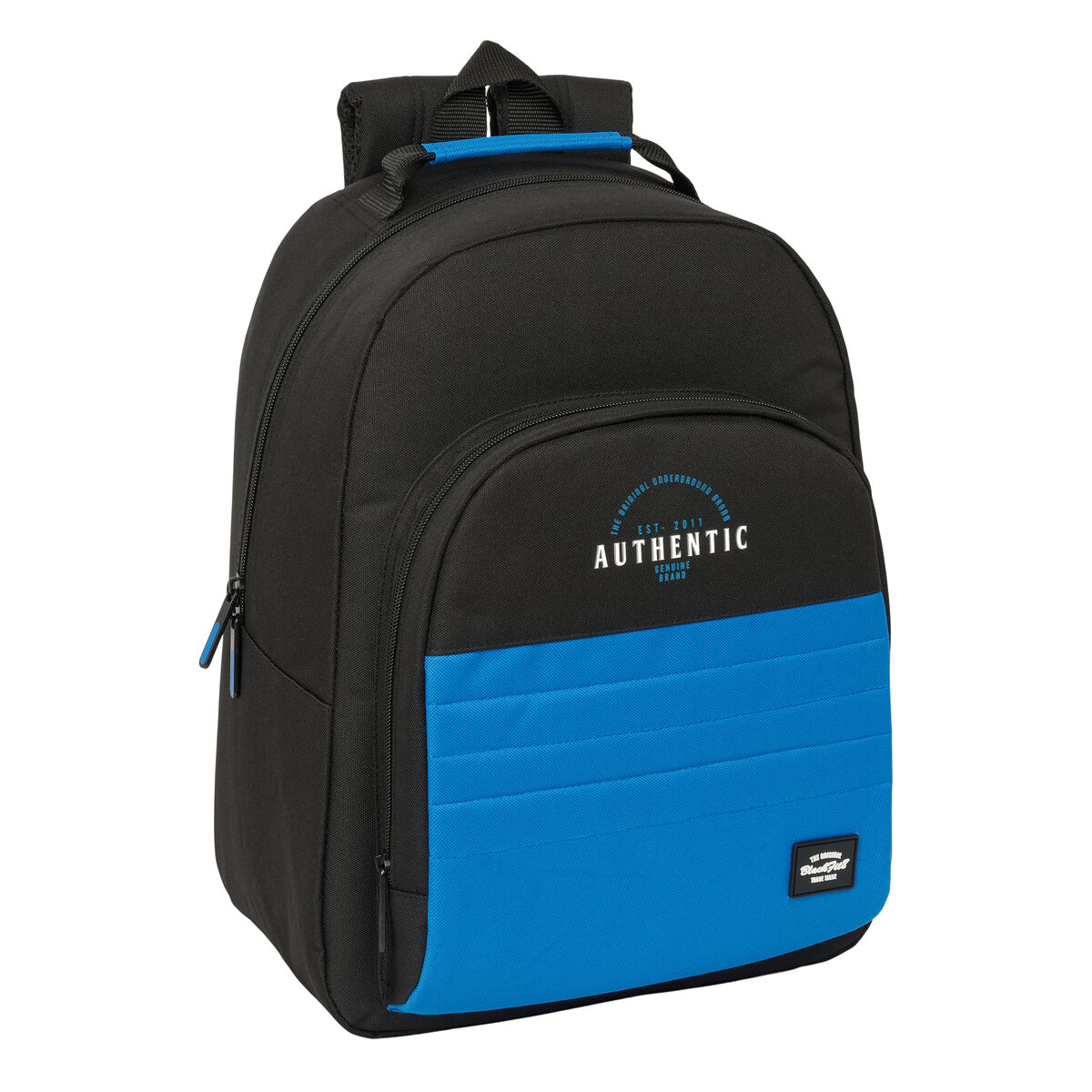 School Bag BlackFit8 Underground Blue Black 32 x 42 x 15 cm