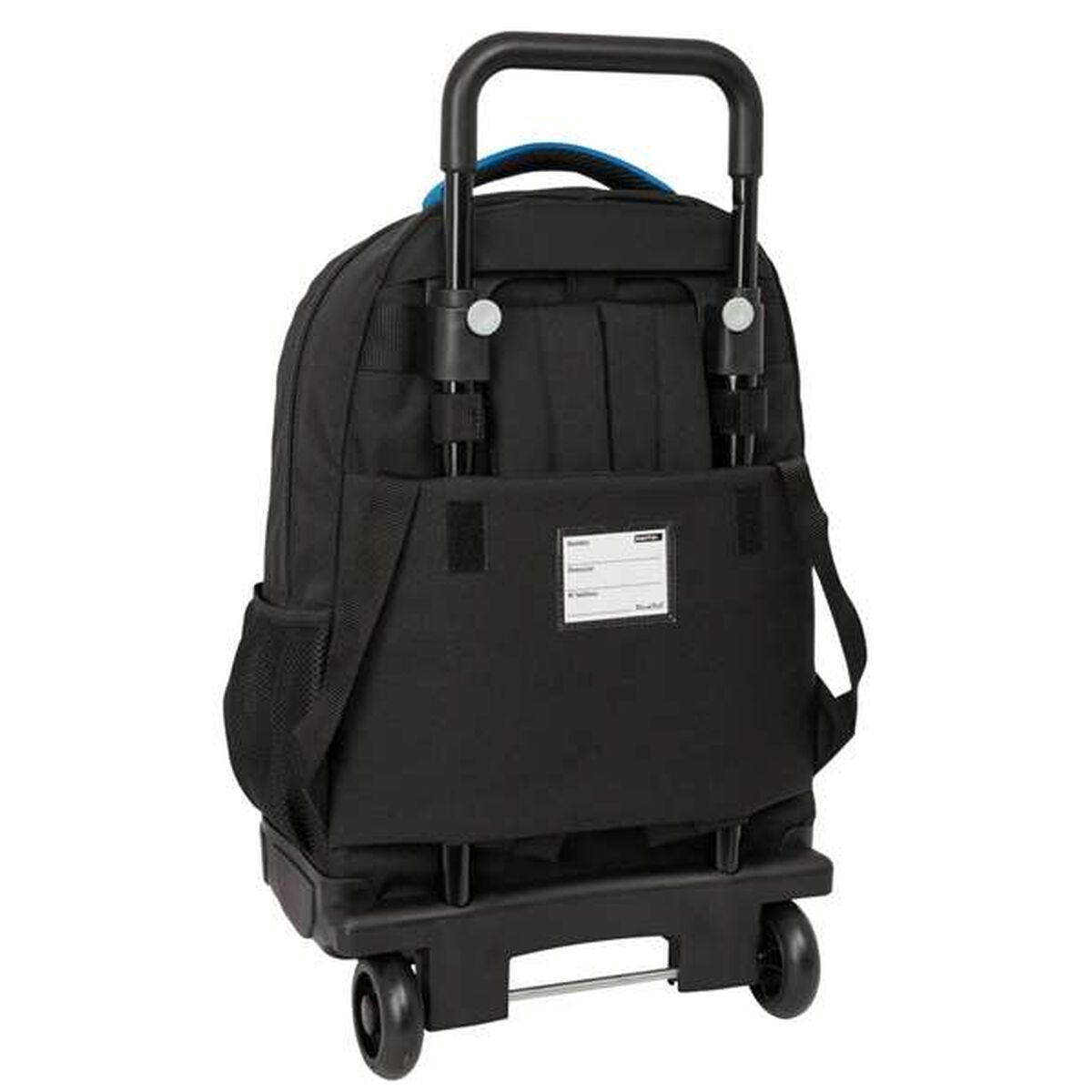 School Rucksack with Wheels BlackFit8 Underground Blue Black 33 x 45 x 22 cm