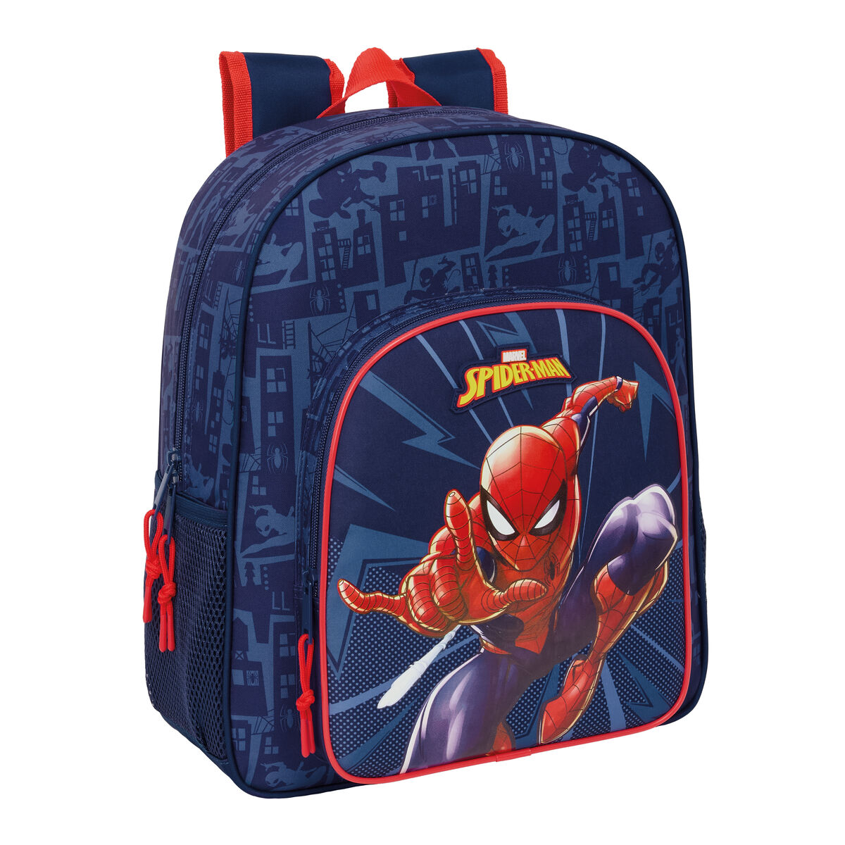 School Bag Spider-Man Blue 32 x 38 x 12 cm School Bag Spider-Man Blue 32 x 38 x 12 cm