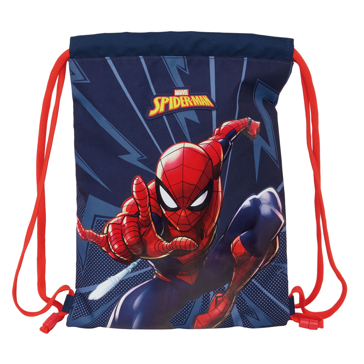 Backpack with Strings Spider-Man Blue 26 x 34 x 1 cm Backpack with Strings Spider-Man Blue 26 x 34 x 1 cm