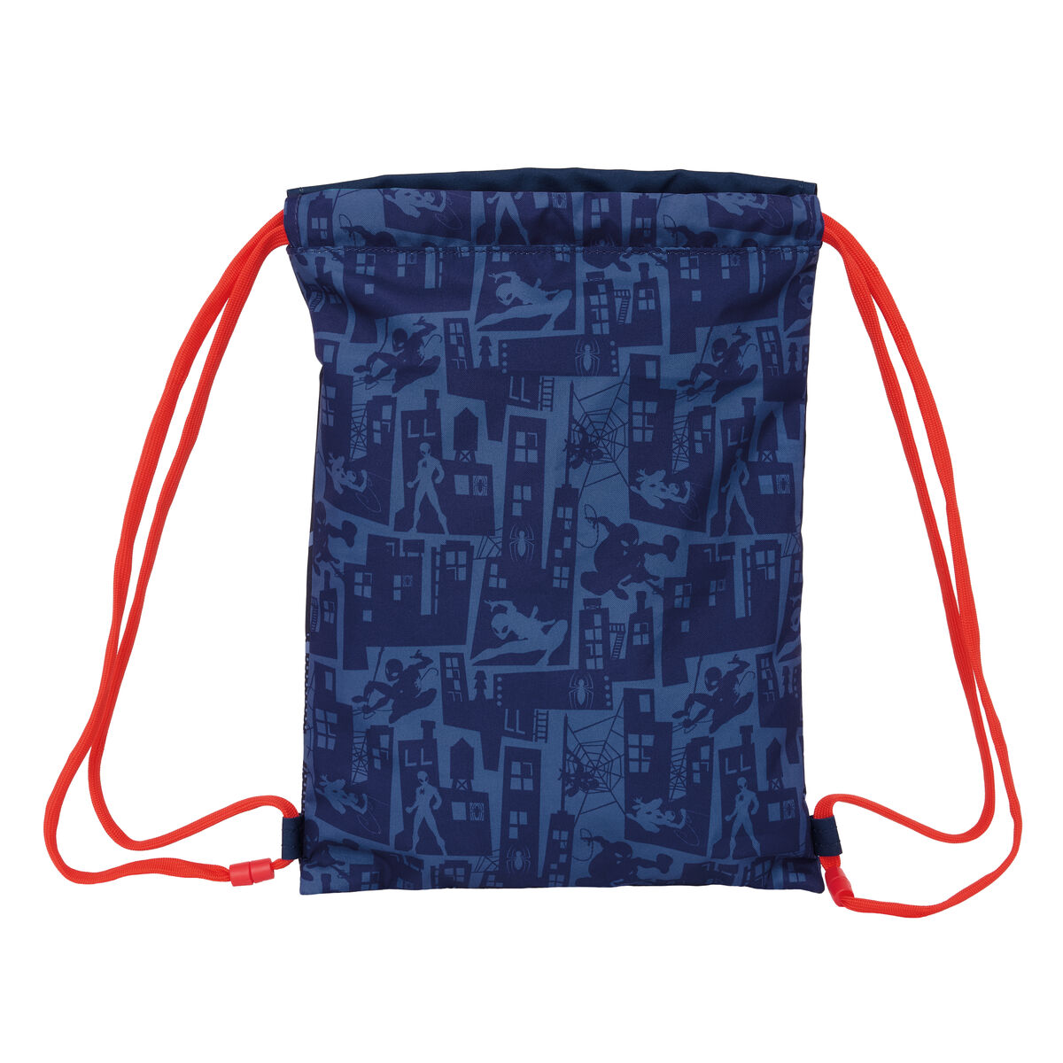 Backpack with Strings Spider-Man Blue 26 x 34 x 1 cm