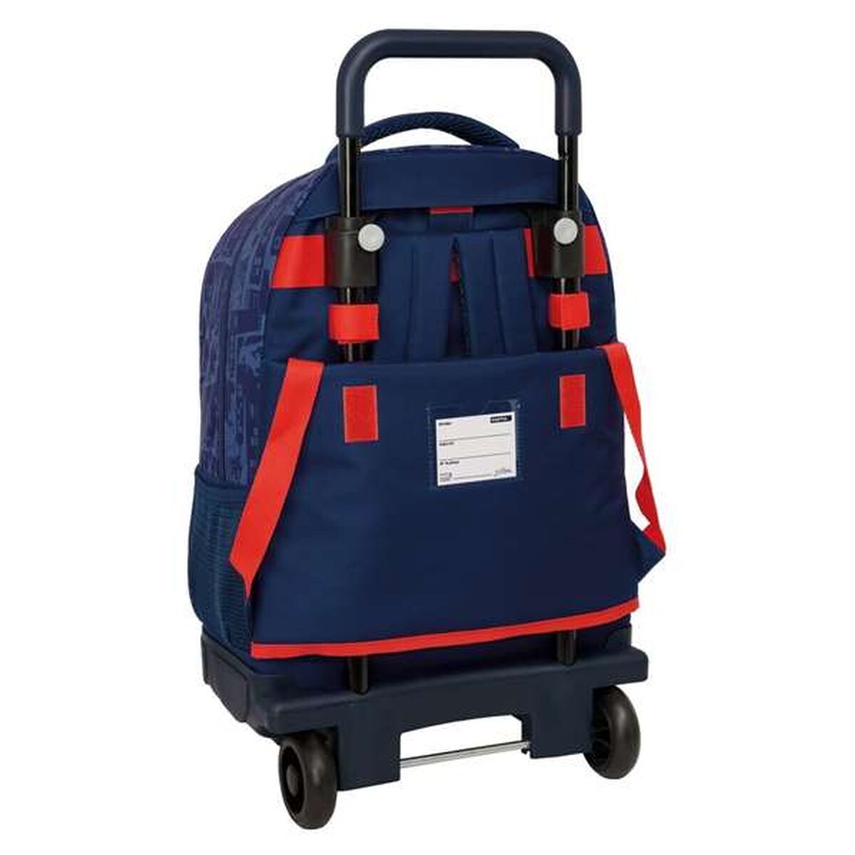 School Rucksack with Wheels Spider-Man Blue 33 x 45 x 22 cm