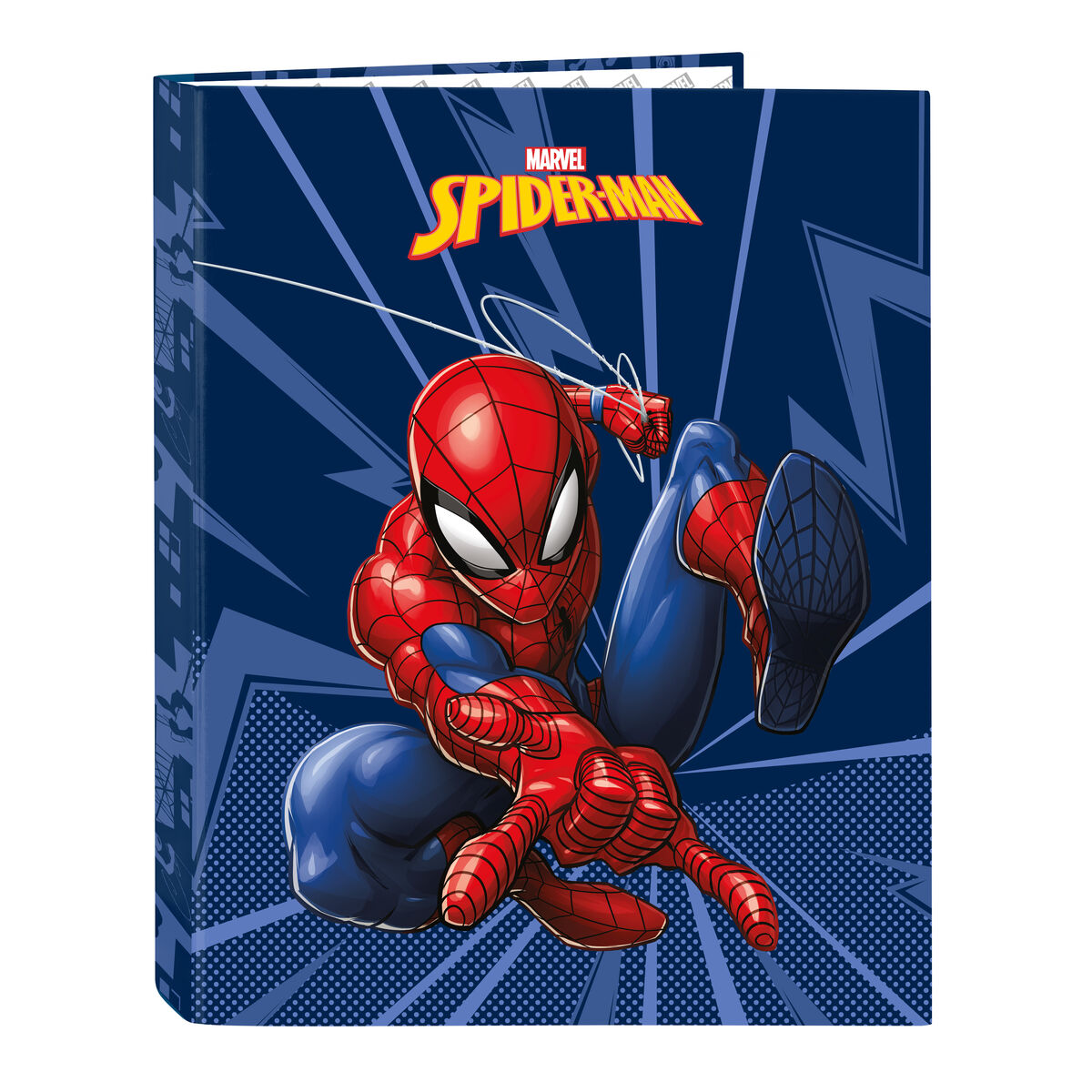 Ring binder Spider-Man Blue A4 26.5 x 33 x 4 cm Ring binder Spider-Man Blue A4 26.5 x 33 x 4 cm