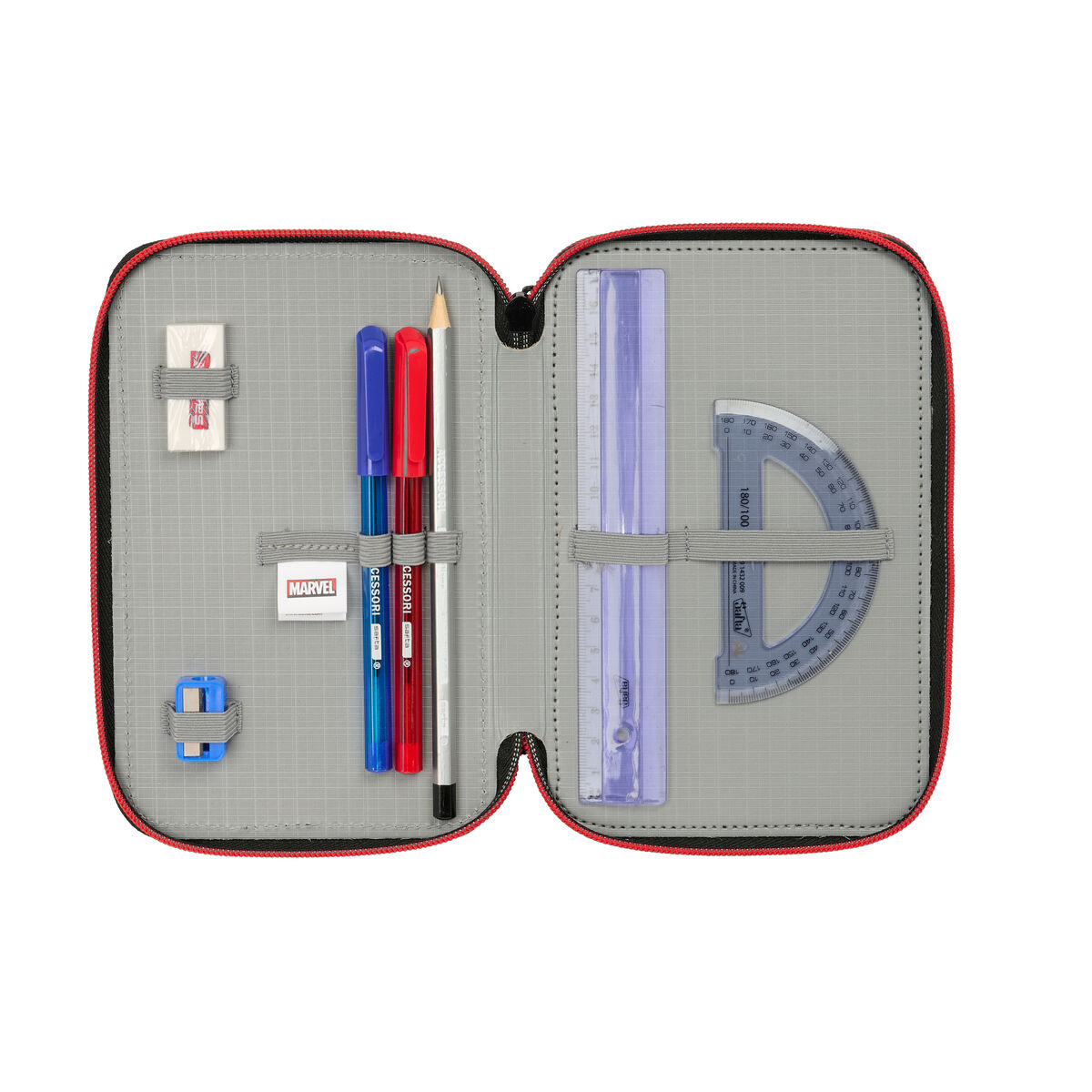Holdall Spider-Man Black 12,5 x 19,5 x 5,5 cm 37 Pieces