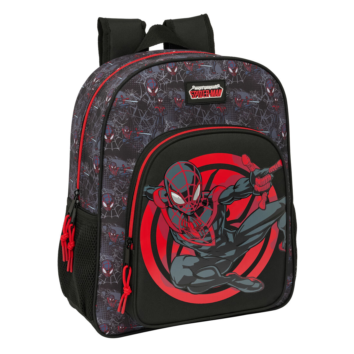 School Bag Spider-Man Black 32 x 38 x 12 cm