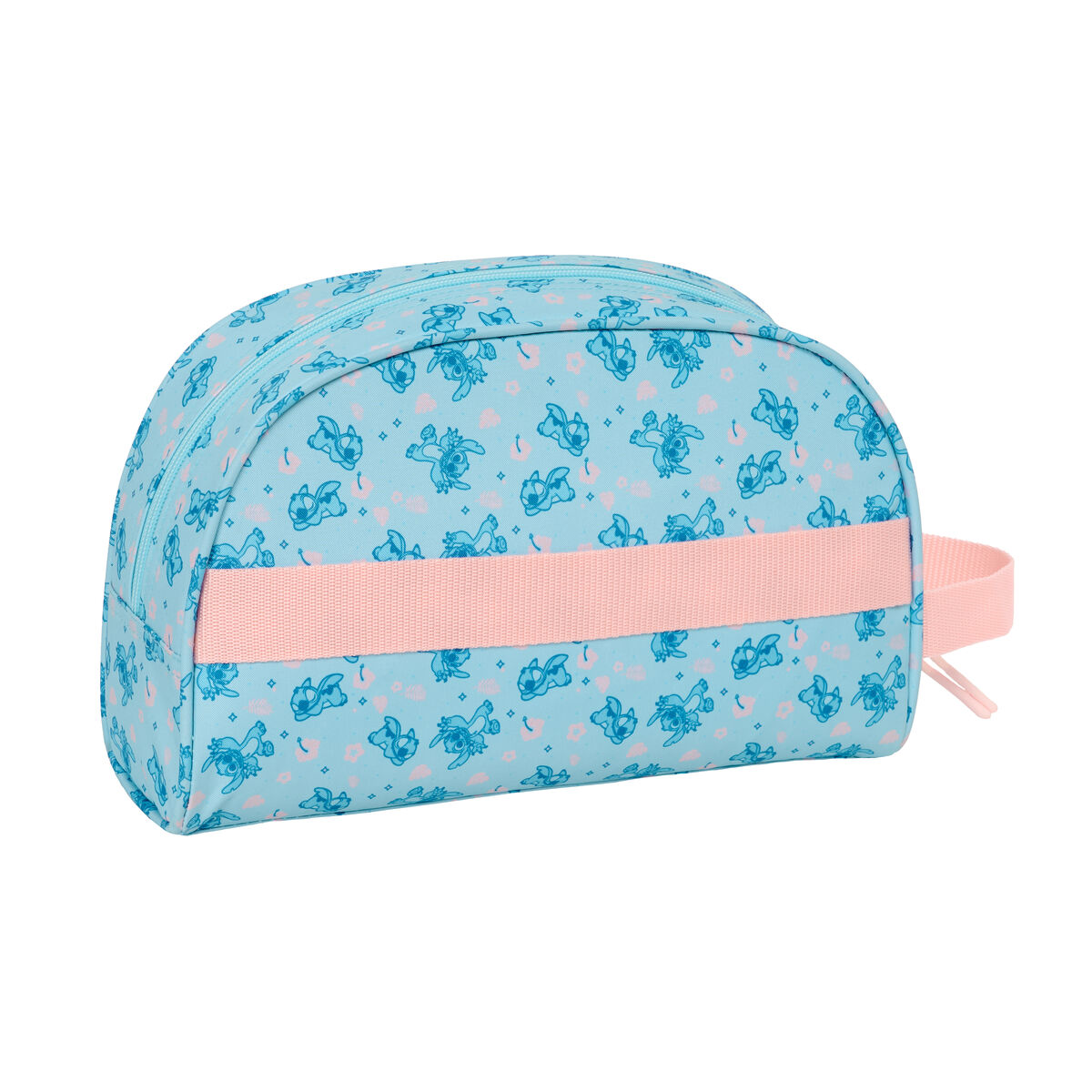 Holdall Lilo & Stitch Ohana Light Blue Light Pink 28 x 18 x 10 cm