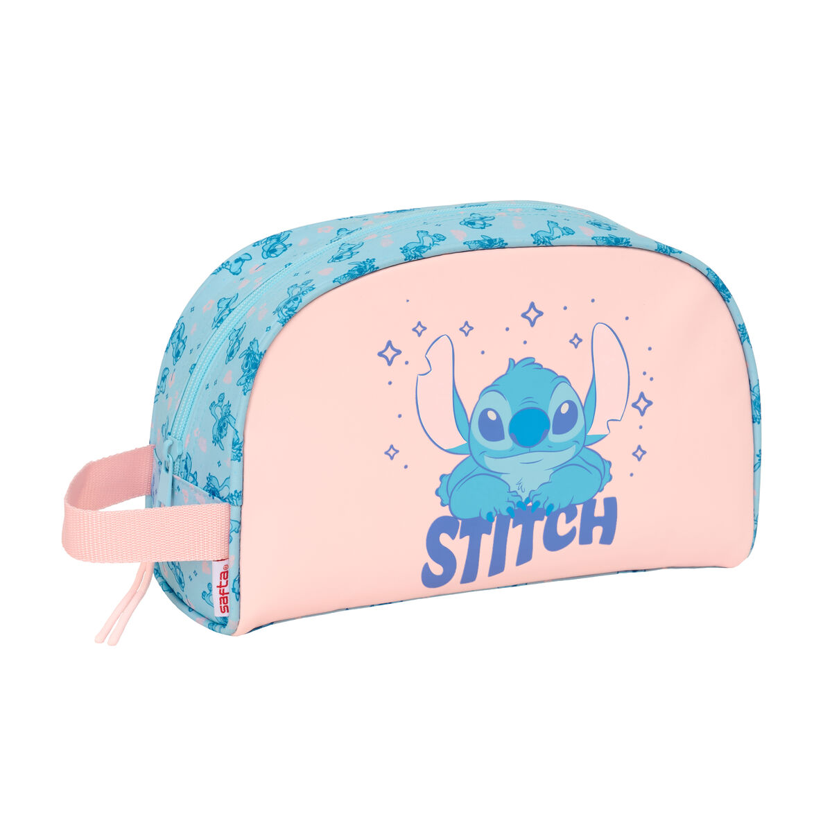 Holdall Lilo & Stitch Ohana Light Blue Light Pink 28 x 18 x 10 cm Holdall Lilo & Stitch Ohana Light Blue Light Pink 28 x 18 x 10 cm