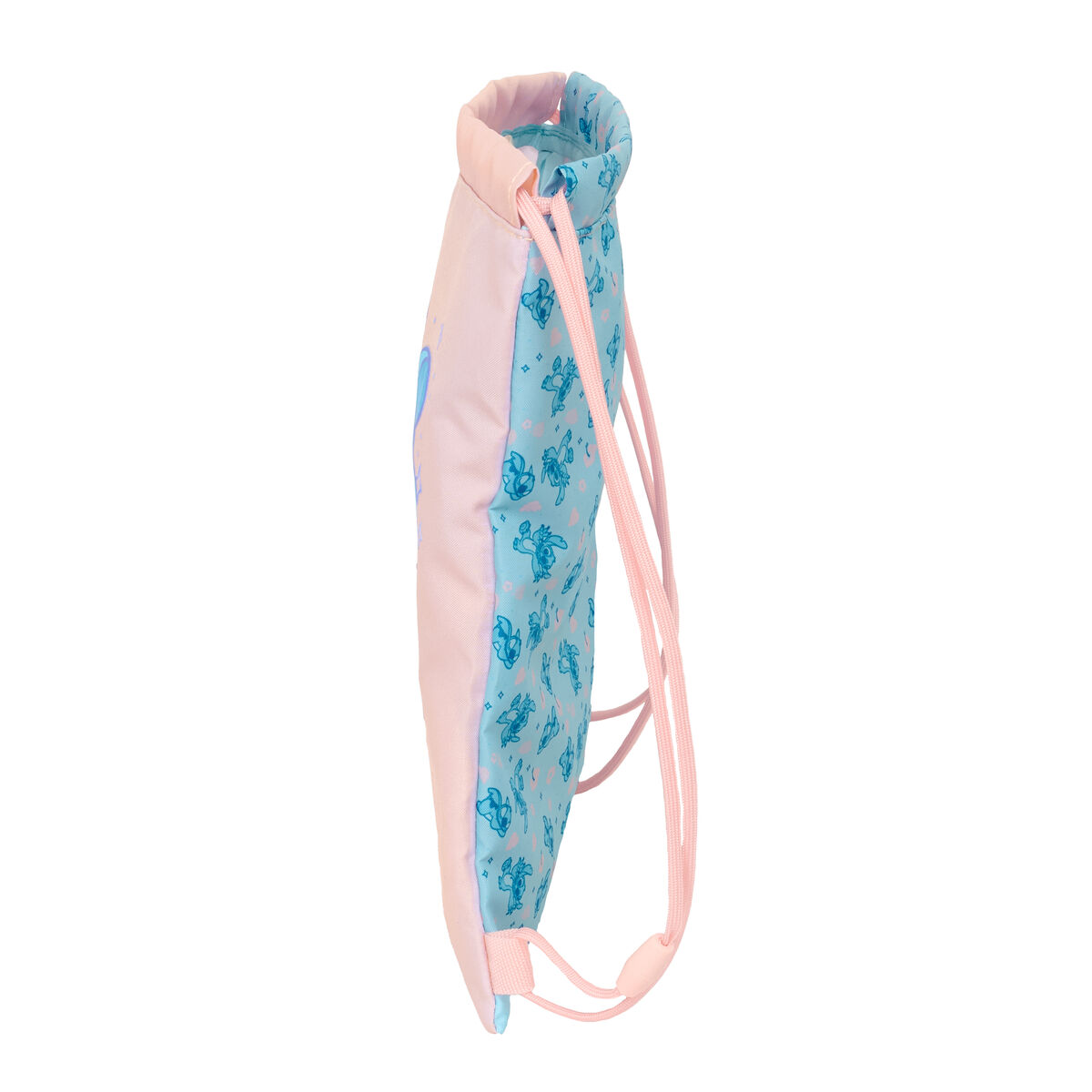 Backpack with Strings Lilo & Stitch Ohana Blue Pink 26 x 34 x 1 cm