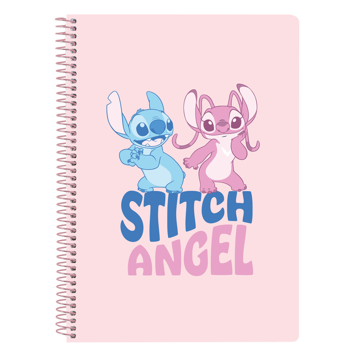 Ring binder Lilo & Stitch Ohana Blue Light Pink 15.5 x 22 x 1 cm Ring binder Lilo & Stitch Ohana Blue Light Pink 15.5 x 22 x 1 cm