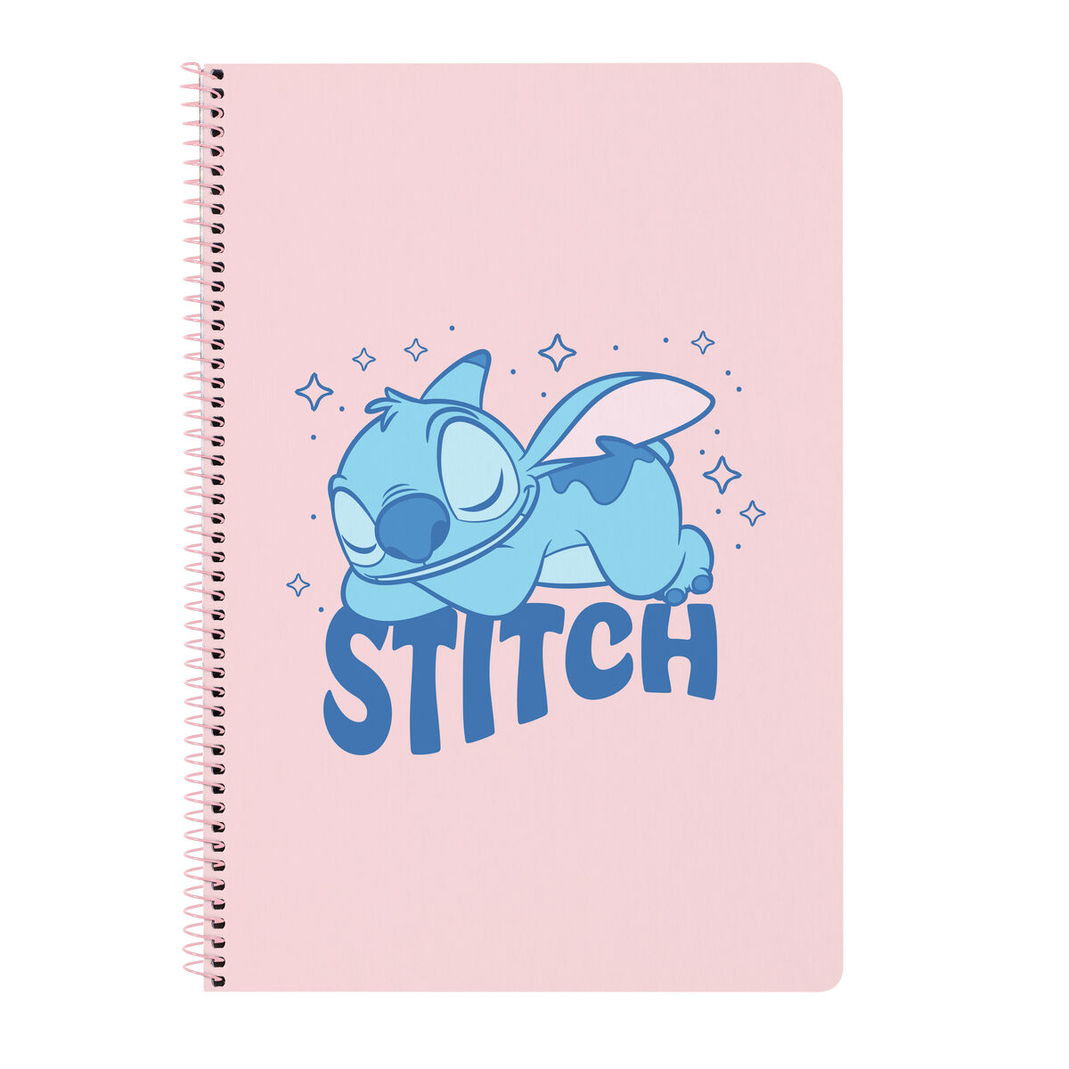Ring binder Lilo & Stitch Ohana Blue Light Pink A4 21.5 x 31 x 1 cm