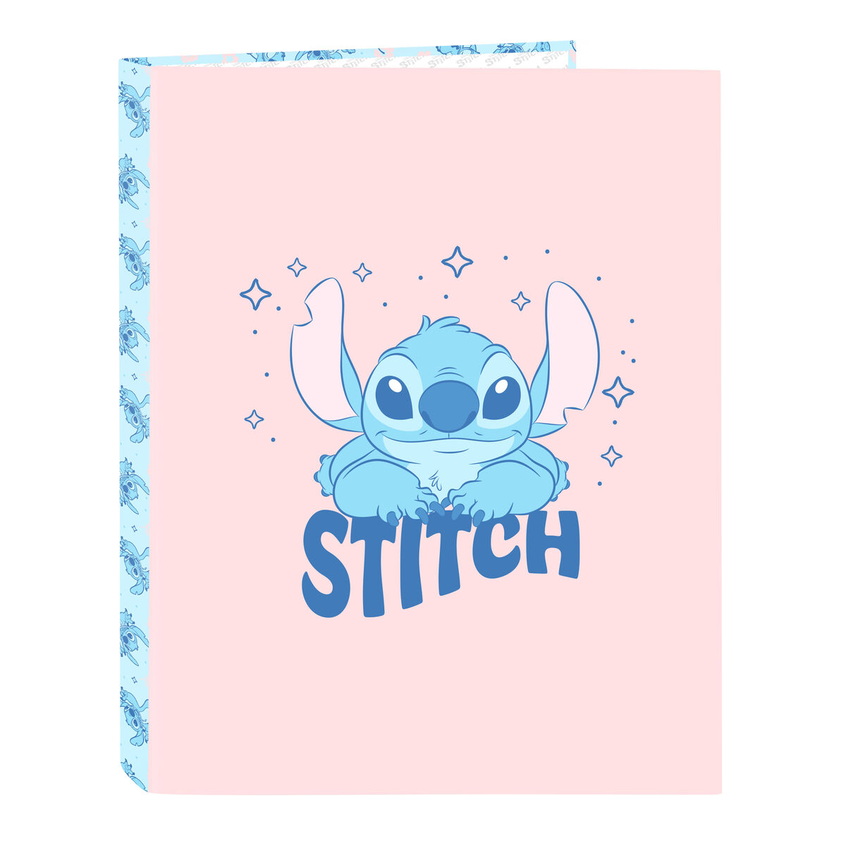Ring binder Lilo & Stitch Ohana Blue Light Pink A4 26.5 x 33 x 4 cm Ring binder Lilo & Stitch Ohana Blue Light Pink A4 26.5 x 33 x 4 cm