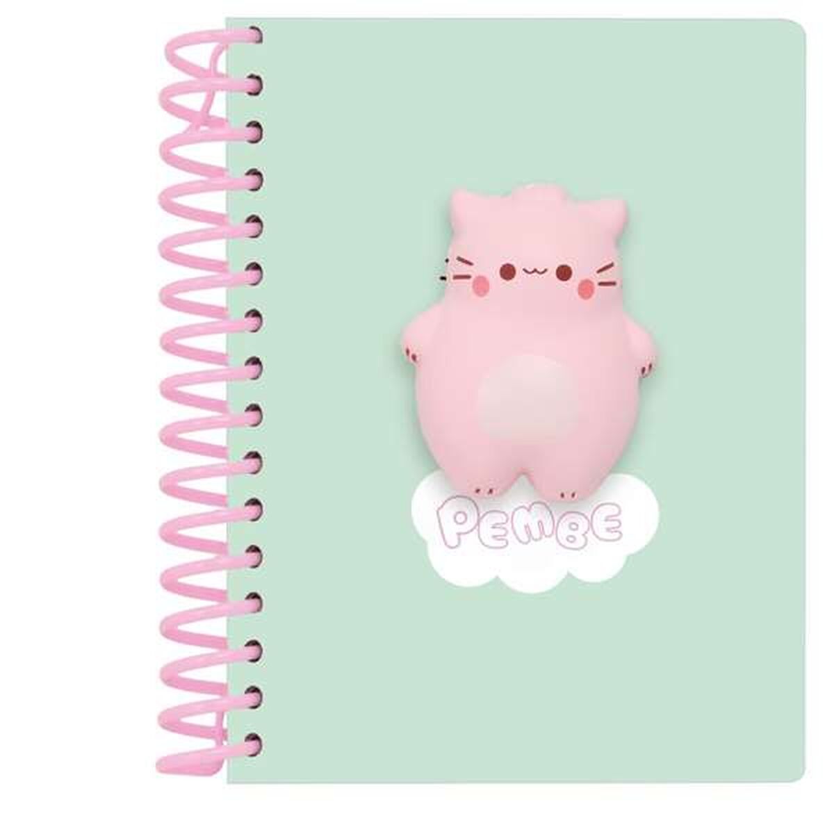 Notebook Safta The pink cat Multicolour