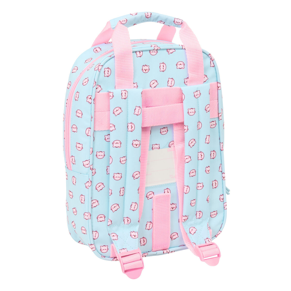 School Bag Pembe The pink cat Multicolour 20 x 28 x 8 cm