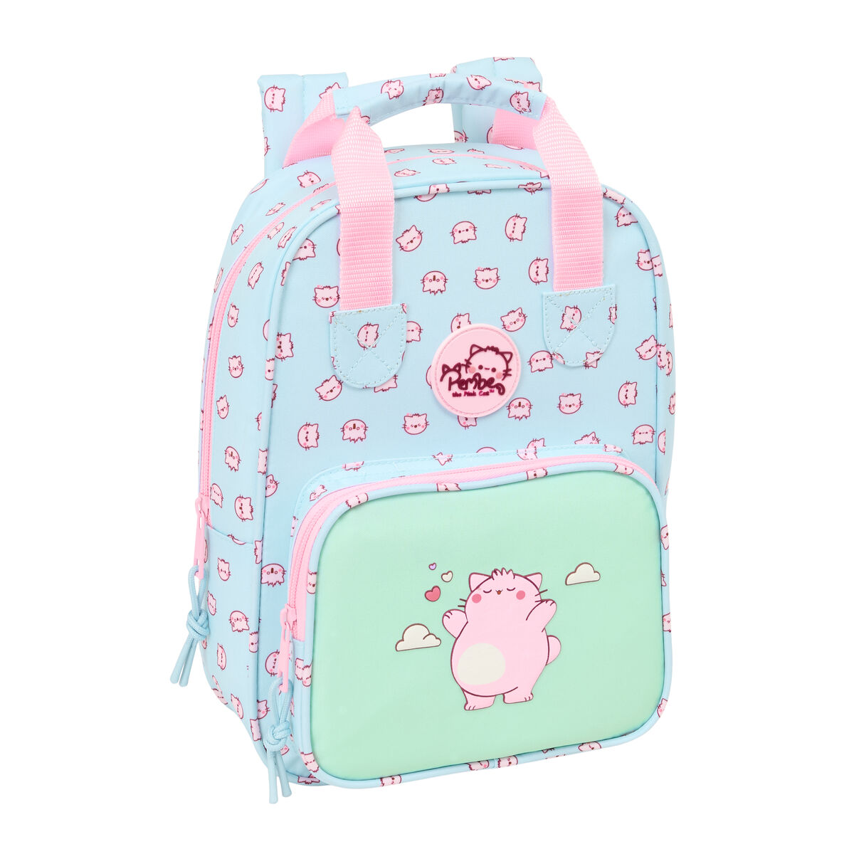 School Bag Pembe The pink cat Multicolour 20 x 28 x 8 cm School Bag Pembe The pink cat Multicolour 20 x 28 x 8 cm
