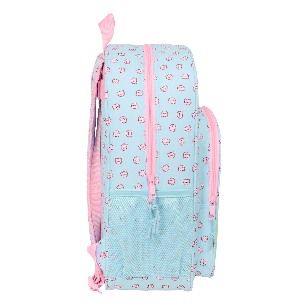 Rucksack Pembe The pink cat Multicolour 33 x 42 x 14 cm