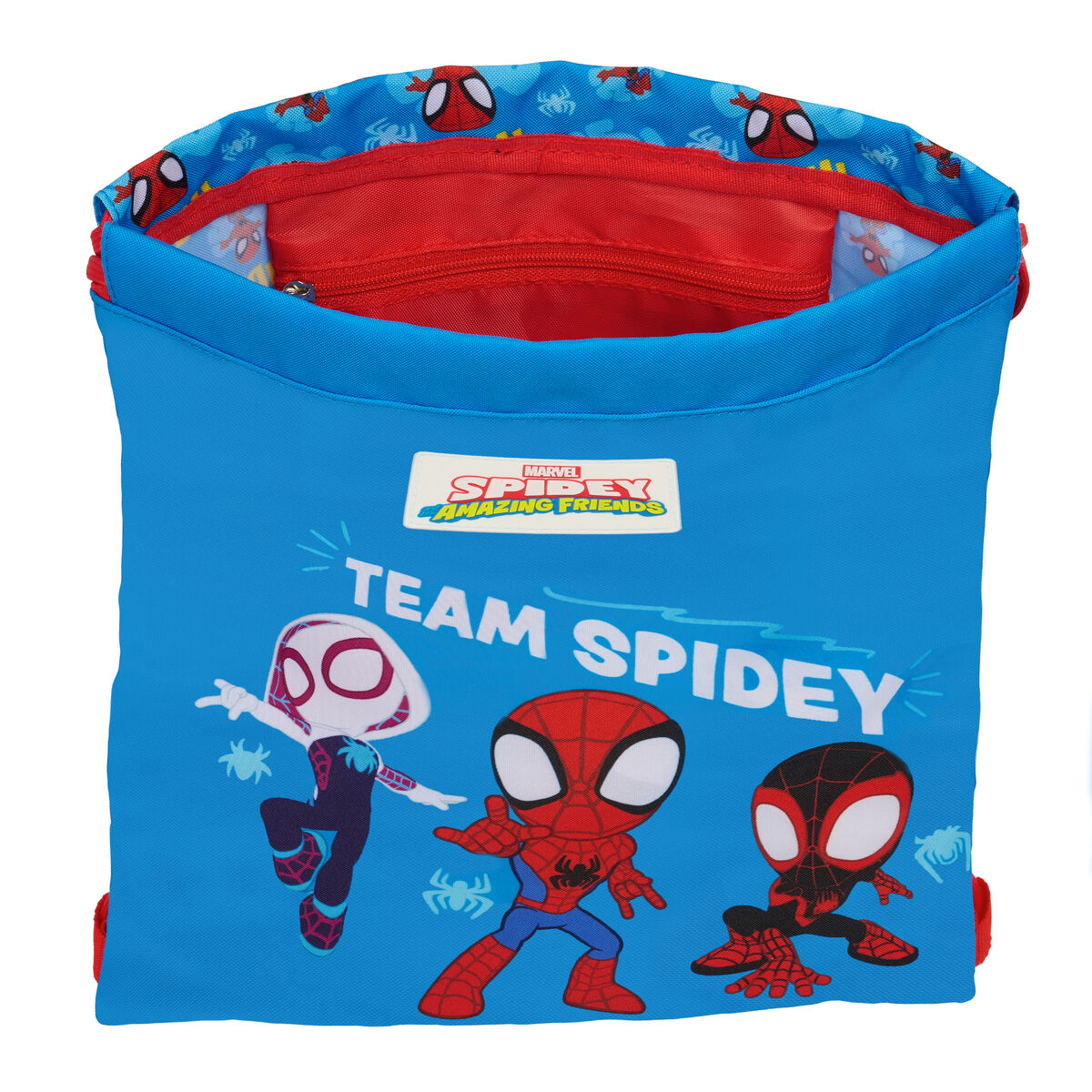 Backpack with Strings Spider-Man Blue Red 26 x 34 x 1 cm