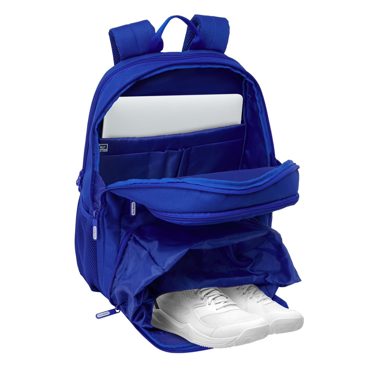 School Bag Real Madrid C.F. Blue 30 x 42 x 17 cm