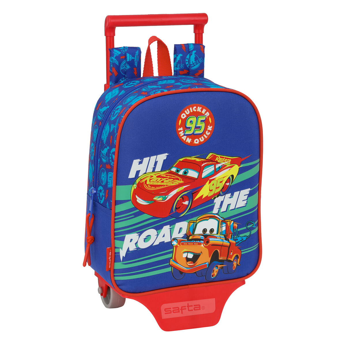 School Bag Cars Multicolour 22 x 27 x 10 cm