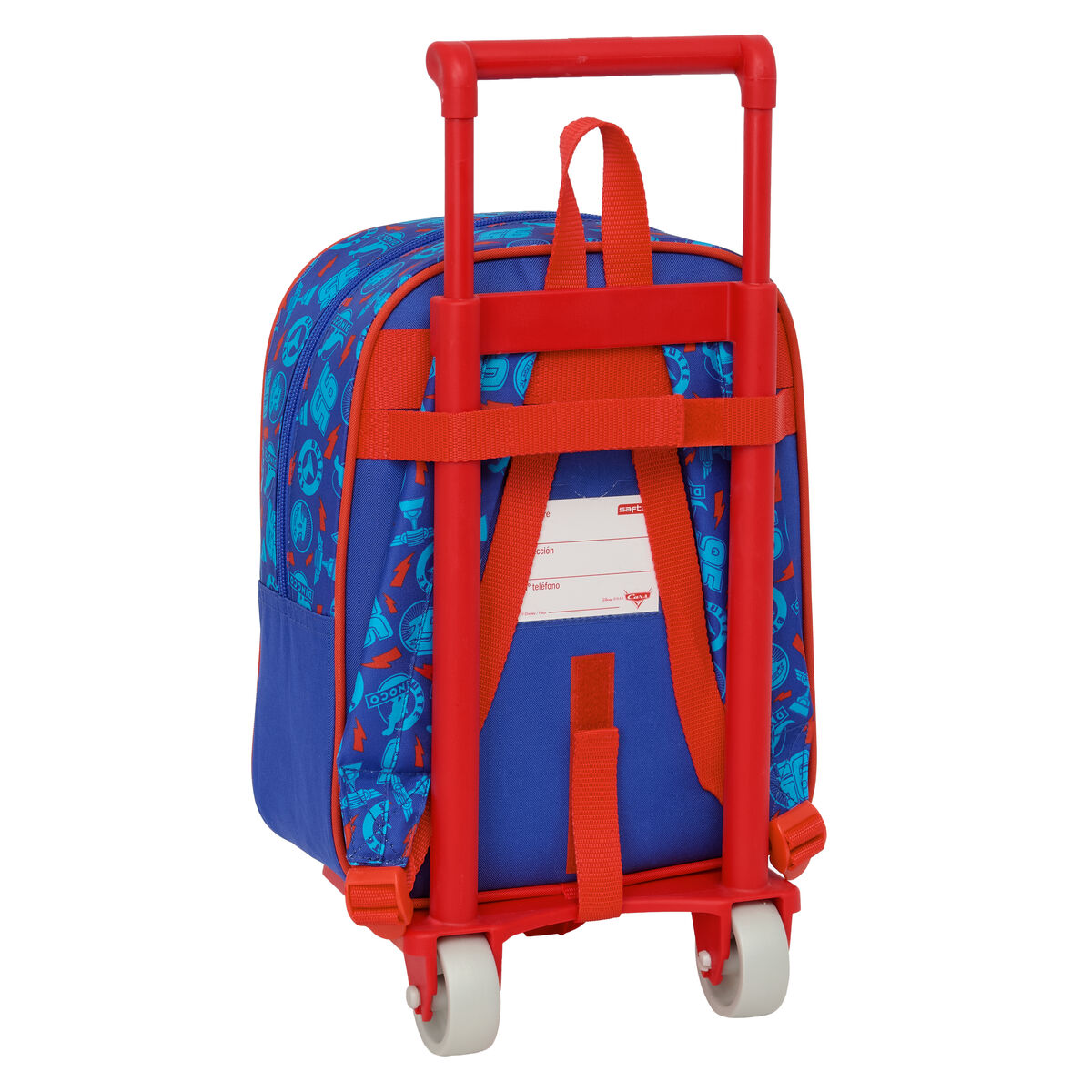 School Bag Cars Multicolour 22 x 27 x 10 cm
