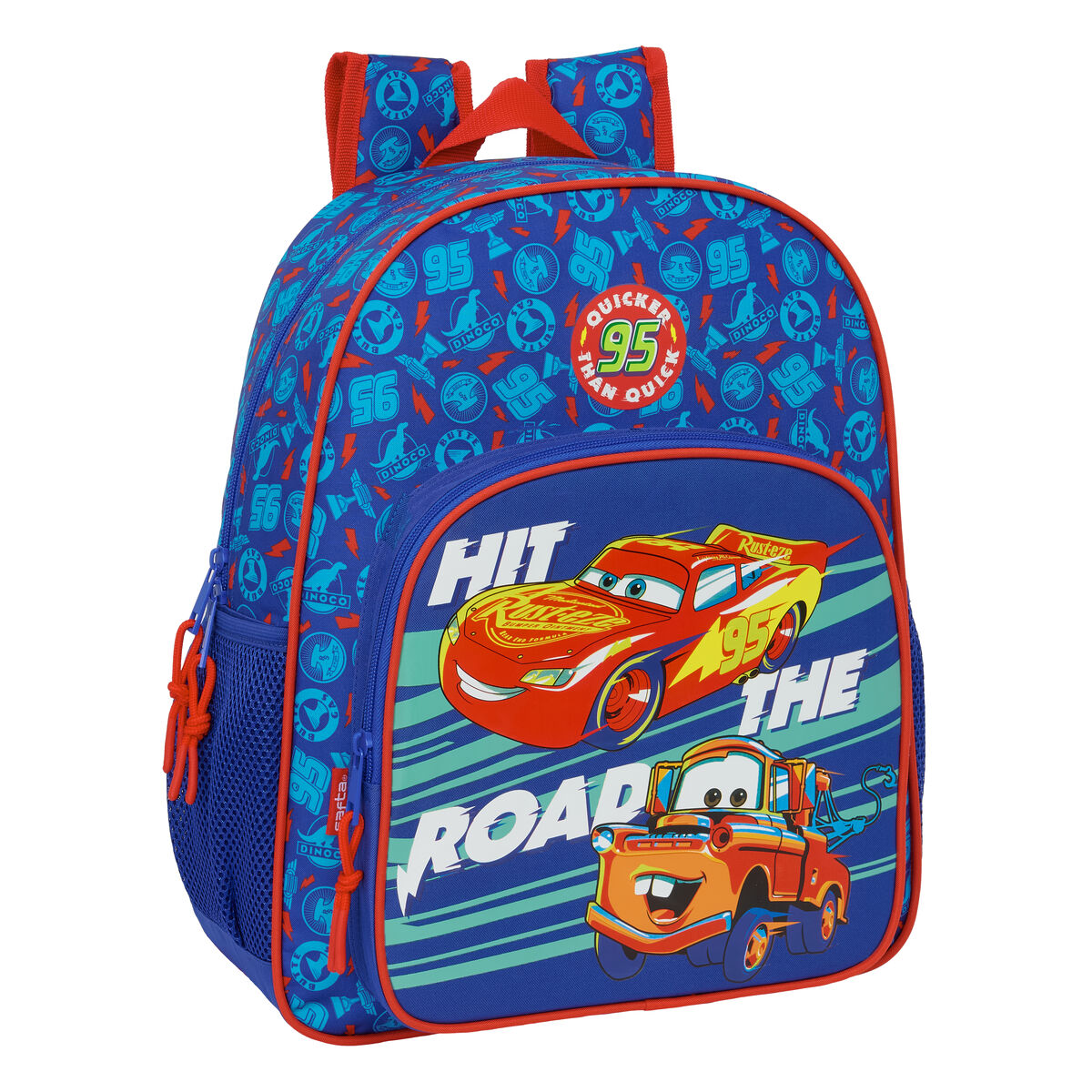 School Bag Cars Multicolour 32 x 38 x 12 cm