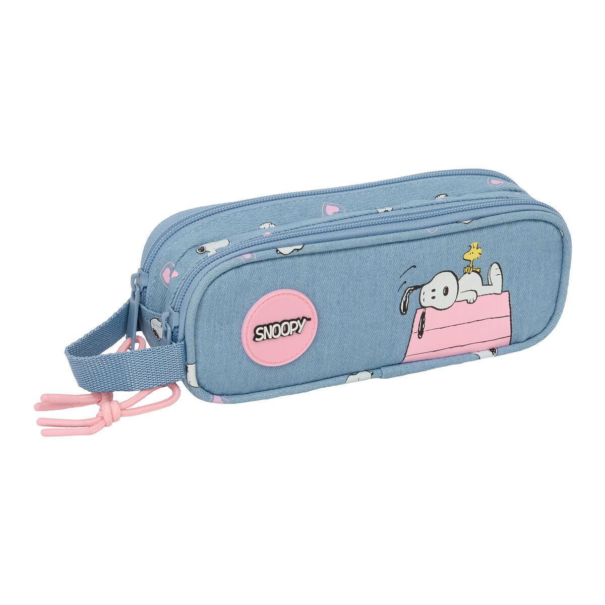 Holdall Snoopy Denim 21 x 8 x 6 cm