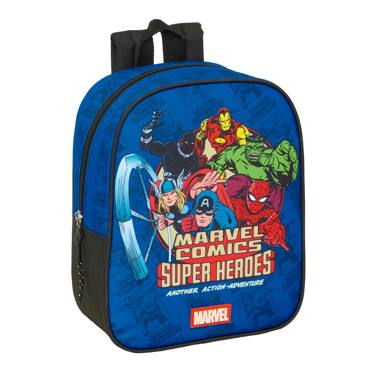 School Bag The Avengers Blue Black 22 x 27 x 10 cm School Bag The Avengers Blue Black 22 x 27 x 10 cm