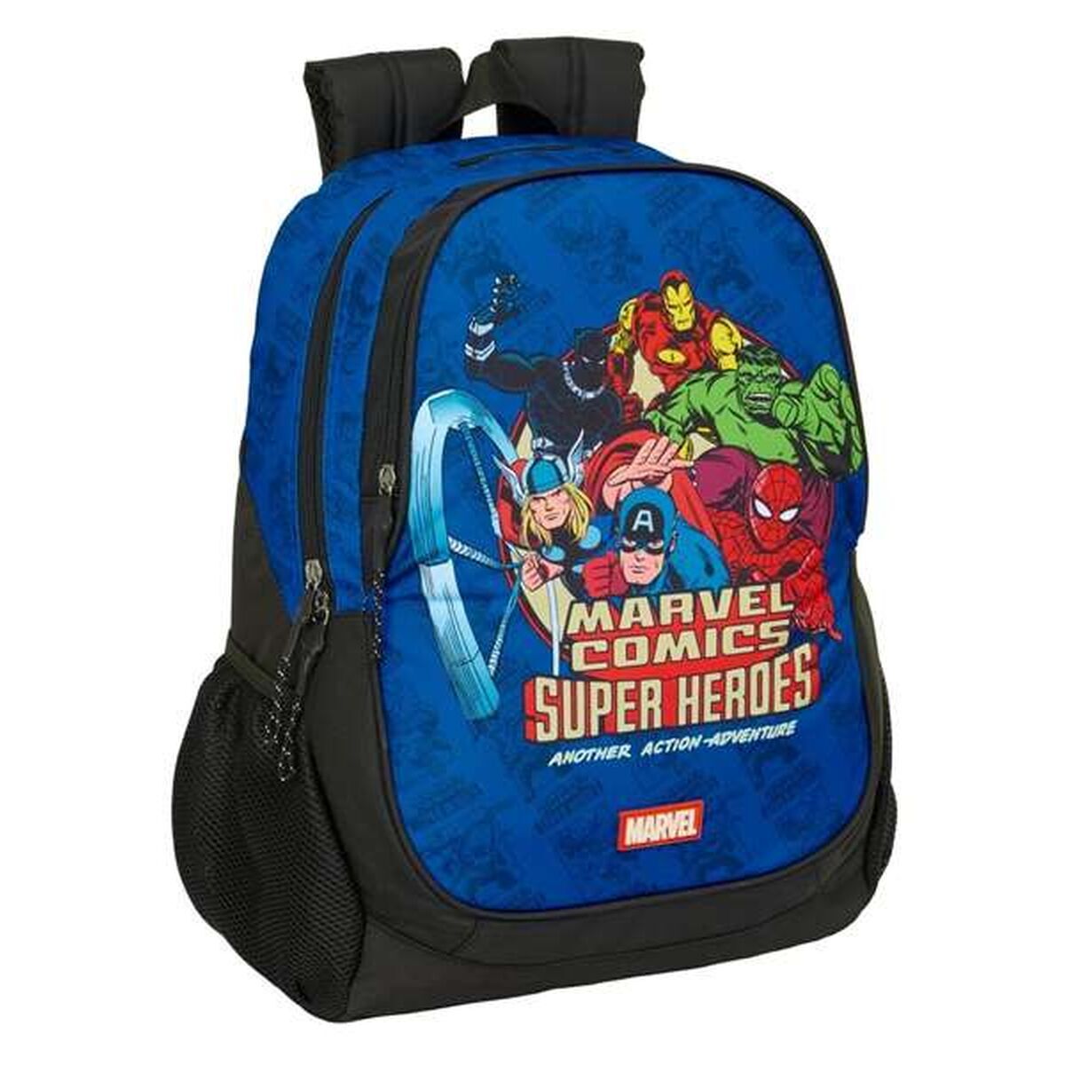 School Bag The Avengers Blue Black 32 x 44 x 16 cm School Bag The Avengers Blue Black 32 x 44 x 16 cm