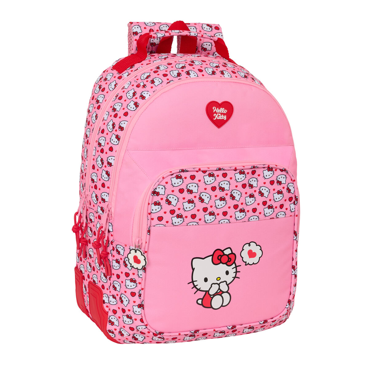 School Bag Hello Kitty Pink 32 x 42 x 15 cm