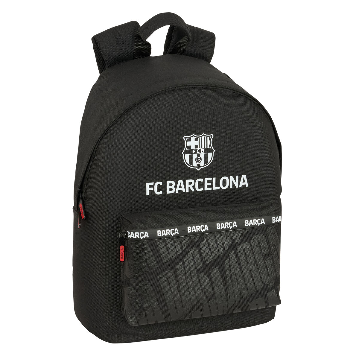 School Bag F.C. Barcelona Black 31 x 41 x 16 cm