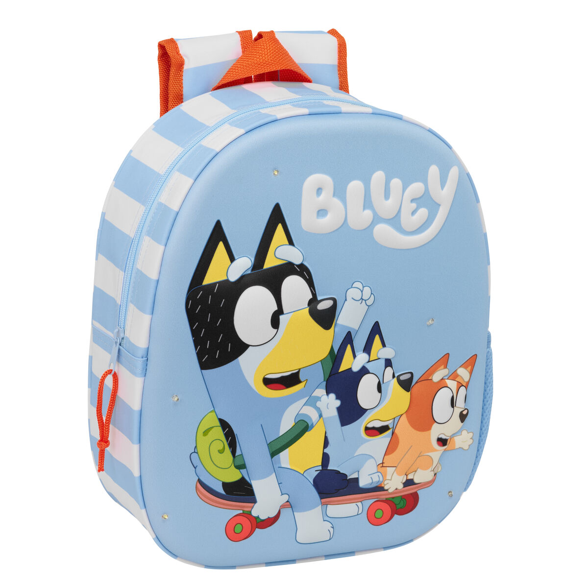 School Bag Bluey White Light Blue 27 x 33 x 10 cm School Bag Bluey White Light Blue 27 x 33 x 10 cm