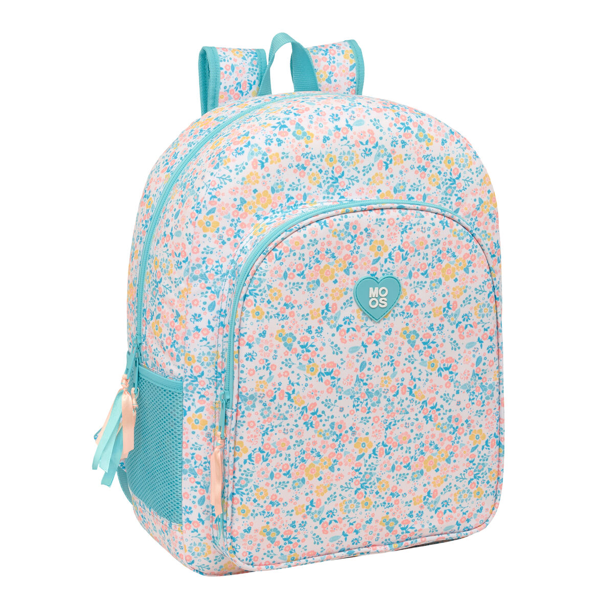 School Bag Moos Fiori Multicolour 33 x 42 x 14 cm School Bag Moos Fiori Multicolour 33 x 42 x 14 cm