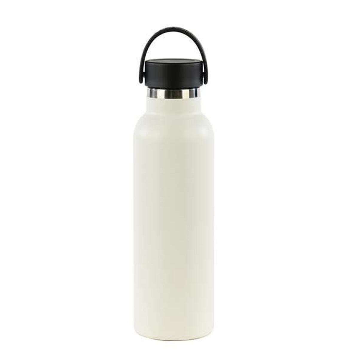 Water bottle Safta Blanco White Silicone Stainless steel