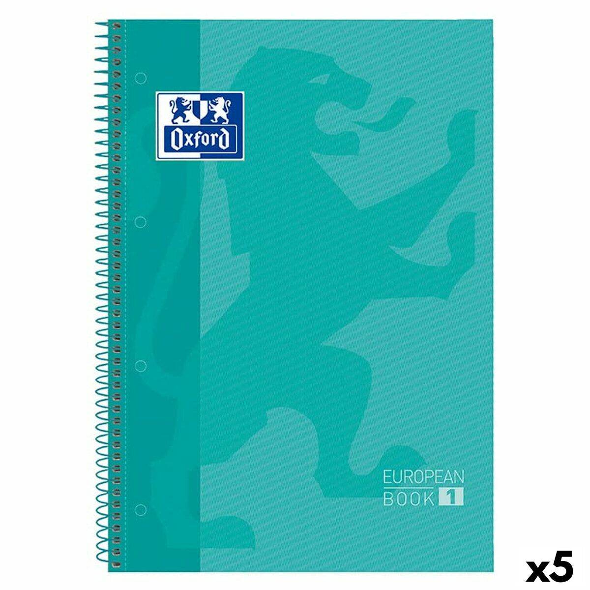 Notebook Oxford Classic A4 80 Sheets (5 Units)