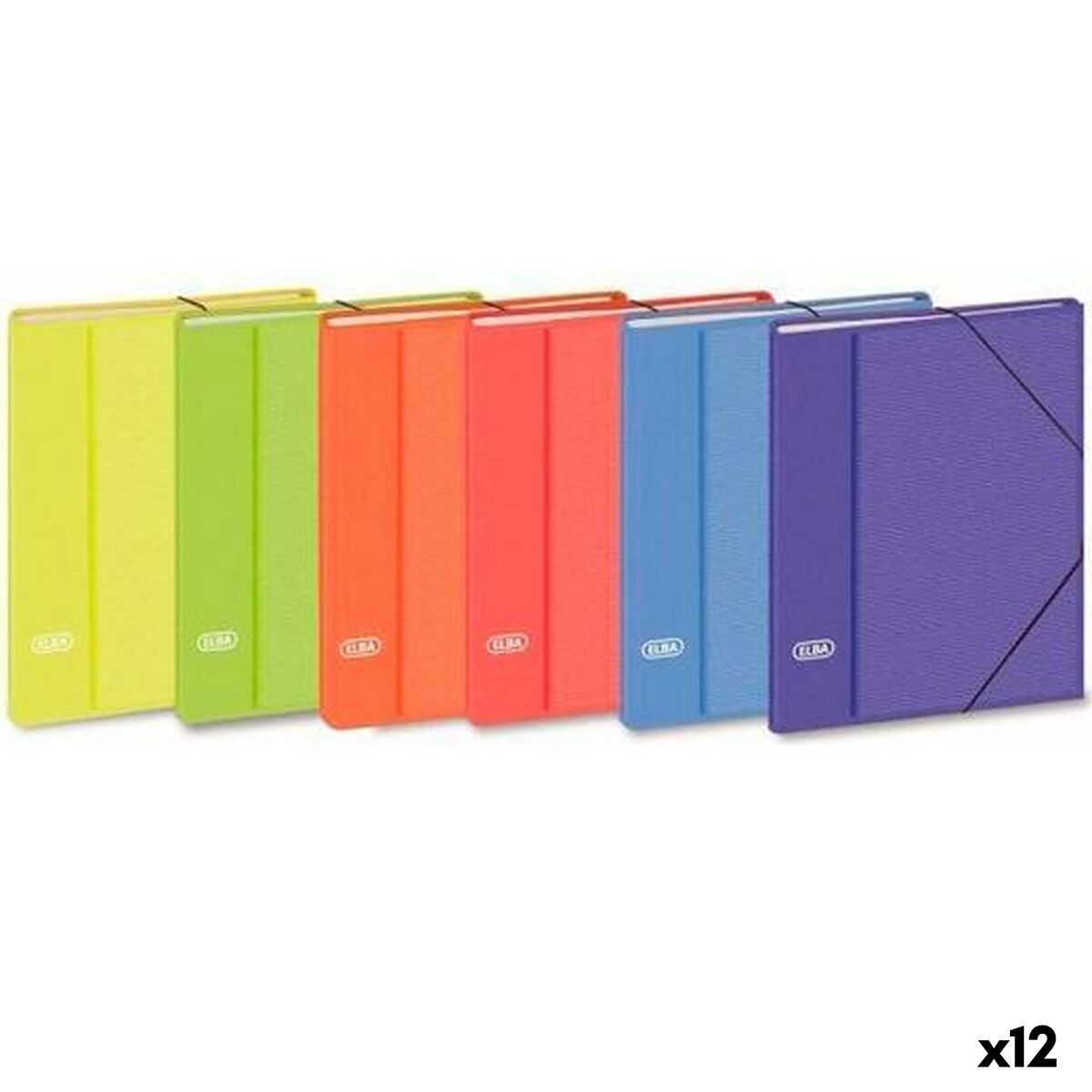 Organiser Folder Elba ELBACOLOR A4 (12 Units)