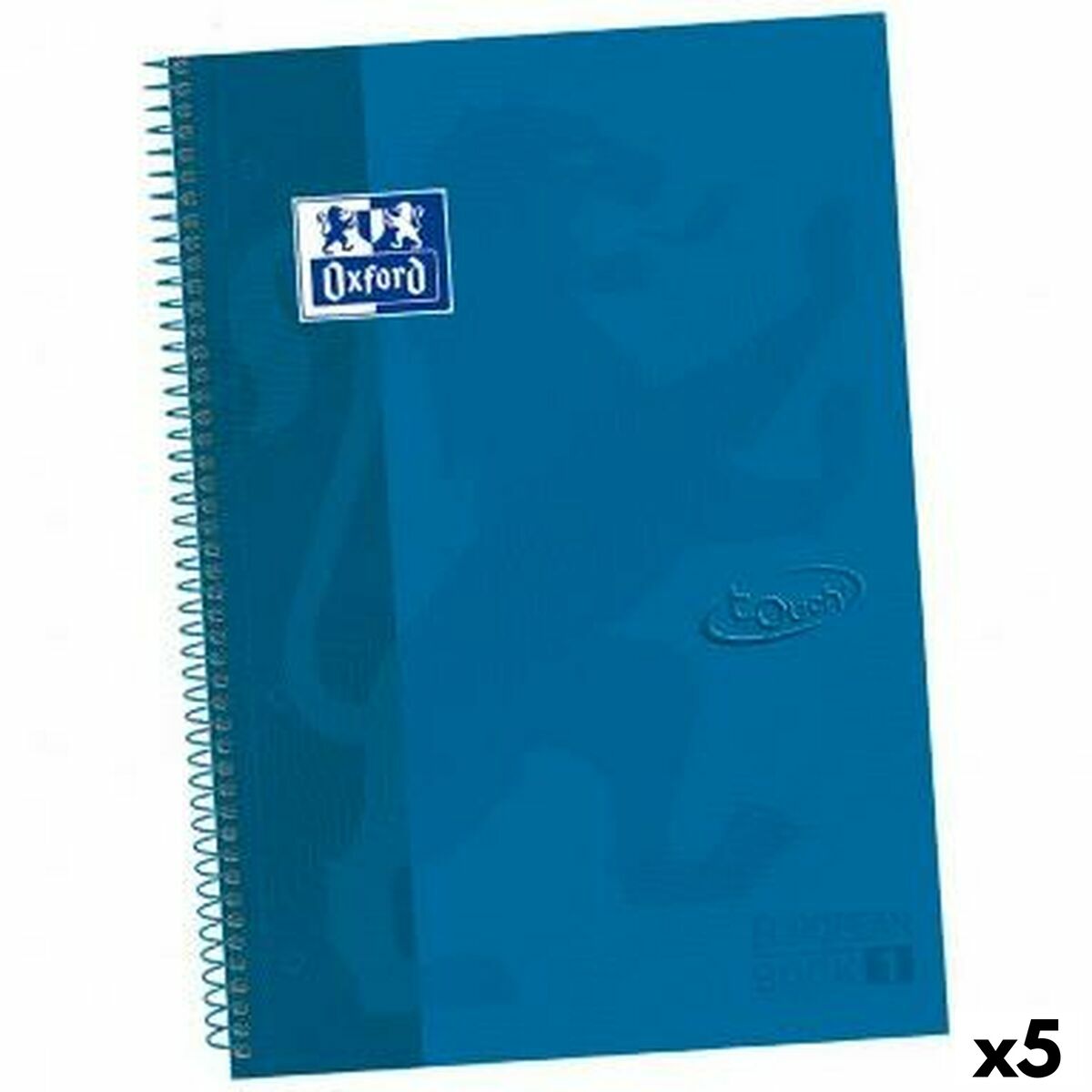 Book of Rings Oxford TOUCH EUROPEANBOOK Blue A4+ 80 Sheets (5 Units) Book of Rings Oxford TOUCH EUROPEANBOOK Blue A4+ 80 Sheets (5 Units)
