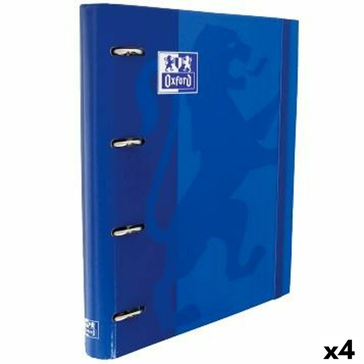 Ring binder Oxford CLASSIC Navy Blue A4+ (4 Units) Ring binder Oxford CLASSIC Navy Blue A4+ (4 Units)