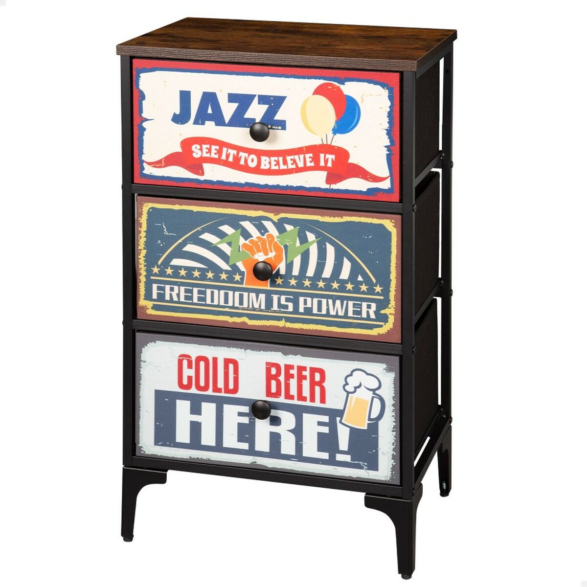 Chest of drawers Max Home Vintage 45 x 77 x 30 cm Chest of drawers Max Home Vintage 45 x 77 x 30 cm