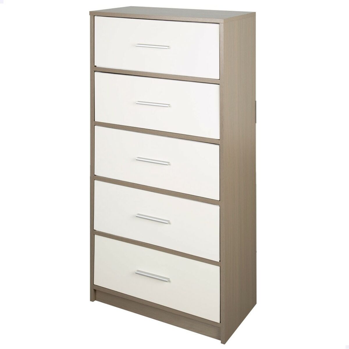 Chest of drawers Max Home White Grey Modern 58 x 112 x 30 cm Chest of drawers Max Home White Grey Modern 58 x 112 x 30 cm