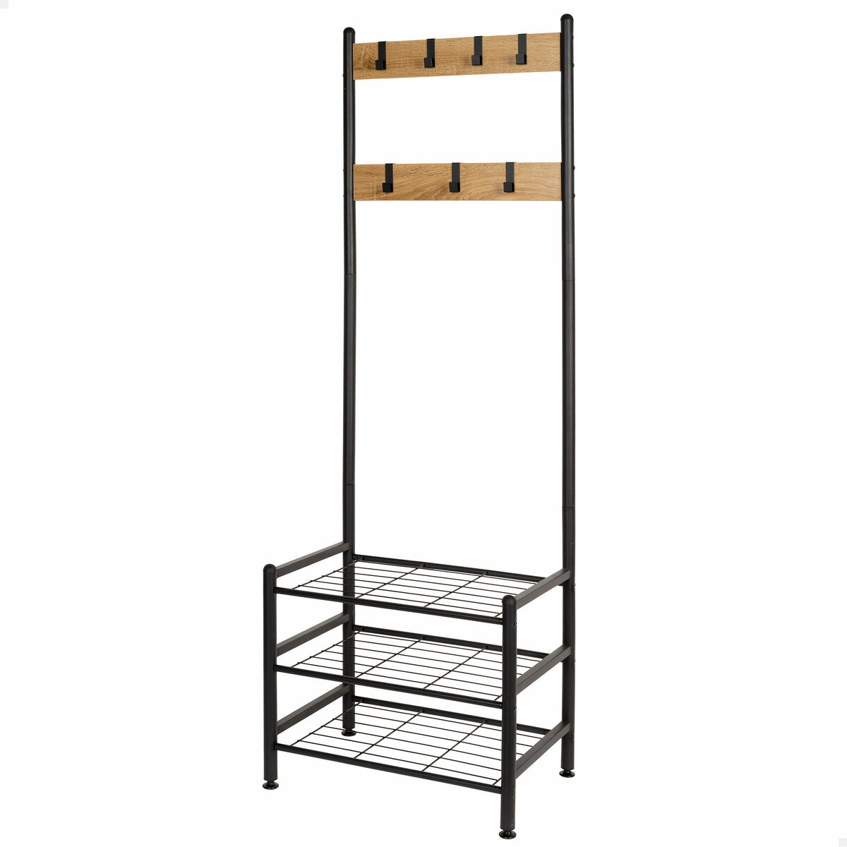 Coat rack with shelf Max Home Steel Melamin Particleboard Minimalist 60 x 175 x 40 cm Coat rack with shelf Max Home Steel Melamin Particleboard Minimalist 60 x 175 x 40 cm